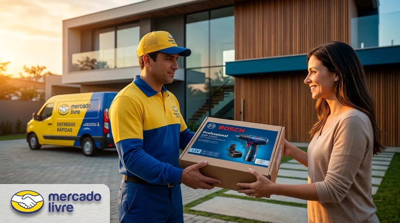 Kit Vonder 110 peças organizado em maleta com soquetes, chaves e bits visíveis